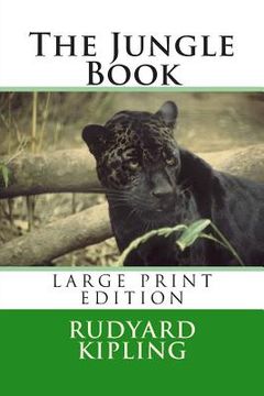 portada The Jungle Book - Large Print Edition (en Inglés)