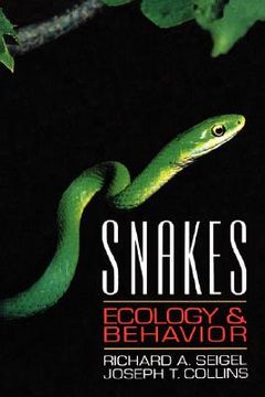 portada snakes: ecology and behavior (en Inglés)