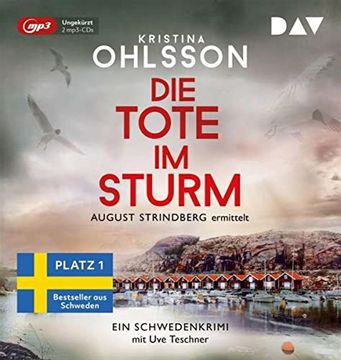 portada Die Tote im Sturm. August Strindberg Ermittelt: Ungekürzte Lesung mit uve Teschner (2 Mp3-Cds) (August-Strindberg-Reihe) (en Alemán)