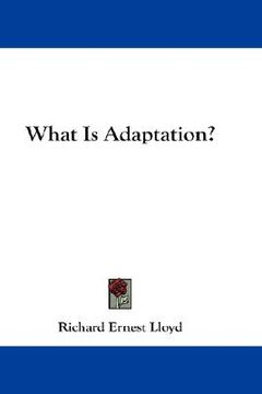 portada what is adaptation? (en Inglés)