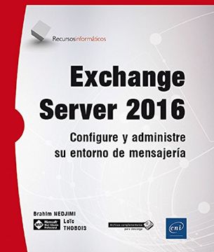 portada Exchange Server 2016. Configure y administre su entorno de mensajería