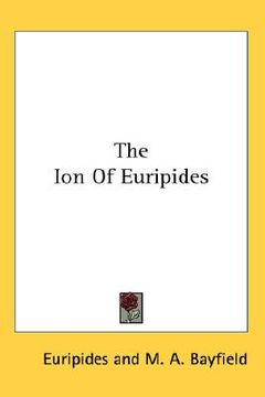 portada the ion of euripides (in English)