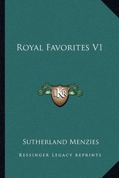 portada royal favorites v1 (en Inglés)