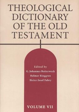 portada Theological Dictionary Of The Old Testament: Volume Vii (en Inglés)