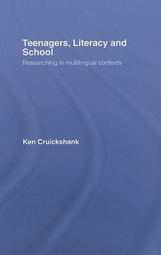 portada teenagers, literacy and school: researching in multilingual contexts (in English)