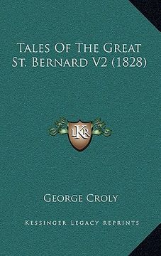 portada tales of the great st. bernard v2 (1828) (in English)