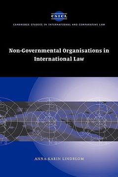 portada Non-Governmental Organisations in International law (Cambridge Studies in International and Comparative Law) (in English)