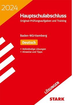 portada Stark Lösungen zu Original-Prüfungen und Training Hauptschulabschluss 2024 - Deutsch 9. Klasse - Bawü (en Alemán)