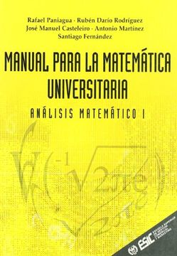 portada Manual Para la Matemática Universitaria: Análisis Matemático i