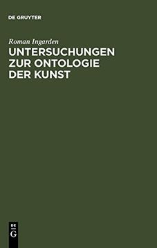 portada Untersuchungen zur Ontologie der Kunst (in German)