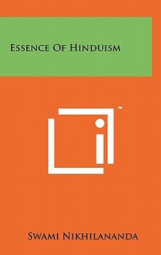 portada essence of hinduism (en Inglés)