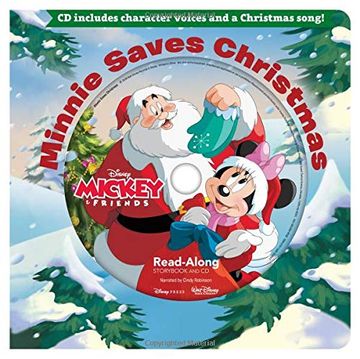portada Minnie Saves Christmas Read-Along Storybook & cd 