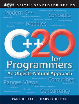 portada C++20 for Programmers: An Objects-Natural Approach (Deitel Developer Series) (en Inglés)