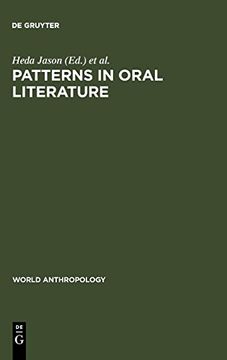 portada Patterns in Oral Literature (en Inglés)
