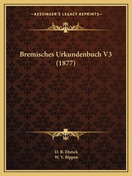 portada Bremisches Urkundenbuch V3 (1877) (in German)