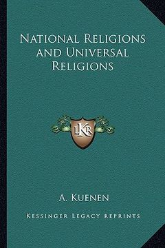 portada national religions and universal religions