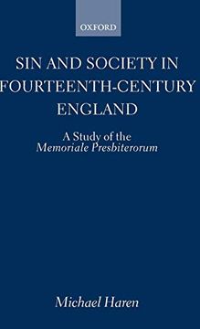 portada Sin and Society in Fourteenth-Century England: A Study of the Memoriale Presbiterorum (Oxford Historical Monographs) (en Inglés)