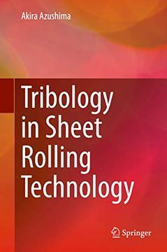 portada Tribology in Sheet Rolling Technology (en Inglés)