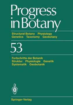 portada progress in botany: stuctural botany physiology genetics taxonomy geobotany / fortschritte der botanik struktur physiologie genetik system (en Alemán)