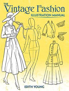 portada The Vintage Fashion Illustration Manual (Paperback) (en Inglés)