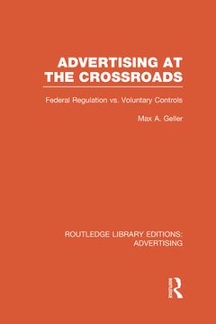 portada advertising at the crossroads (rle advertising) (in English)