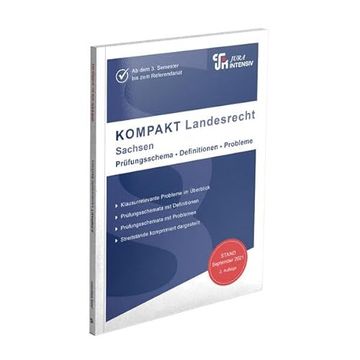 portada Kompakt Landesrecht - Sachsen (en Alemán)