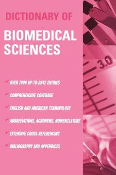 portada dictionary of biomedical sciences (in English)