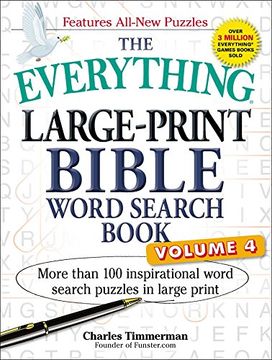portada The Everything Large-Print Bible Word Search Book, Volume 4: More Than 100 Inspirational Word Search Puzzles in Large Print (Everything(r))