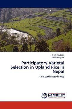 portada participatory varietal selection in upland rice in nepal (in English)