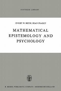 portada mathematical epistemology and psychology (en Inglés)