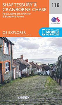 portada Shaftesbury, Cranbourne Chase, Poole, Wimbourne Minster and Blandford 1 : 25 000 (OS Explorer Map)