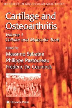portada cartilage and osteoarthritis (in English)