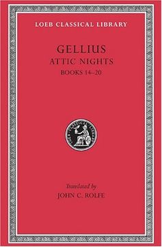 portada Aulus Gellius: Attic Nights, Volume Iii, Books 14-20 (Loeb Classical Library no. 212) (in English)
