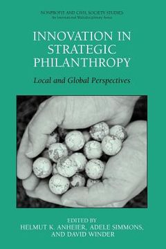 portada innovation in strategic philanthropy: local and global perspectives (en Inglés)