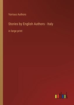 portada Stories by English Authors - Italy: in large print