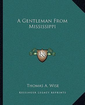 portada a gentleman from mississippi (en Inglés)