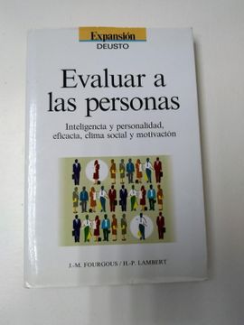 portada Evaluar a las Personas