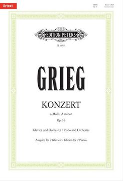 portada Piano Concerto in a Minor Op. 16 (Edition for 2 Pianos): Sheet (in English)