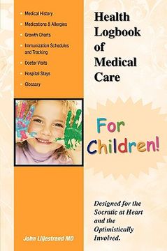 portada health logbook of medical care for children (en Inglés)