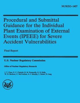 portada Procedural and Submittal Guidance for the Individual Plant Examination of External Events (IPEEE) for Severe Accident Vulnerabilities (en Inglés)