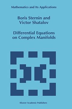 portada differential equations on complex manifolds (en Inglés)