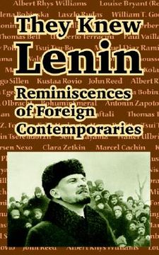 portada they knew lenin: reminiscences of foreign contemporaries