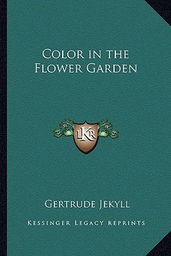 portada color in the flower garden (en Inglés)