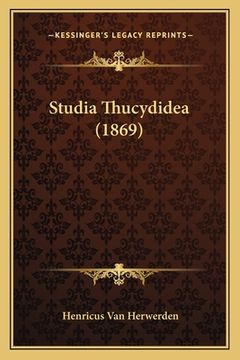 portada Studia Thucydidea (1869) (in Latin)