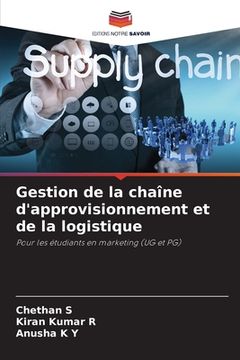 portada Gestion de la chaîne d'approvisionnement et de la logistique (in French)