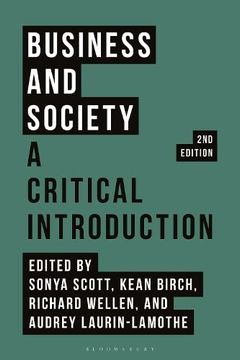 portada Business and Society: A Critical Introduction (en Inglés)