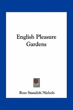 portada english pleasure gardens (en Inglés)