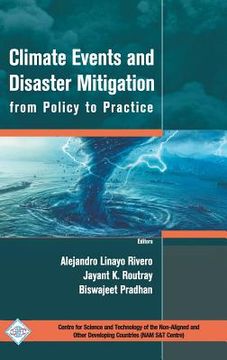 portada Climate Events and Disaster Mitigation from Policy to Practice (en Inglés)