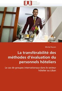 portada La Transferabilite Des Methodes D'Evaluation Du Personnels Hoteliers