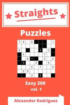 portada Straights Puzzles - Easy 200 vol. 1 (en Inglés)